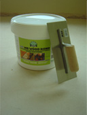 Glue. Flawless Flooring provide a floor fitting service for Stirling Glasgow and Edinburgh.